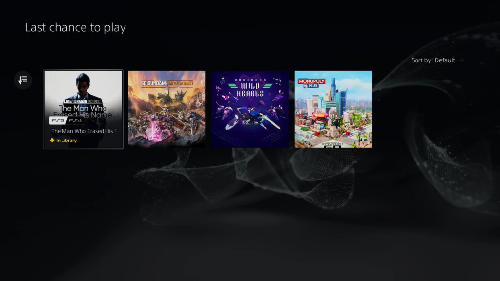 2026 оны 1-р сард PS Plus Extra-аас хасагдах тоглоомууд