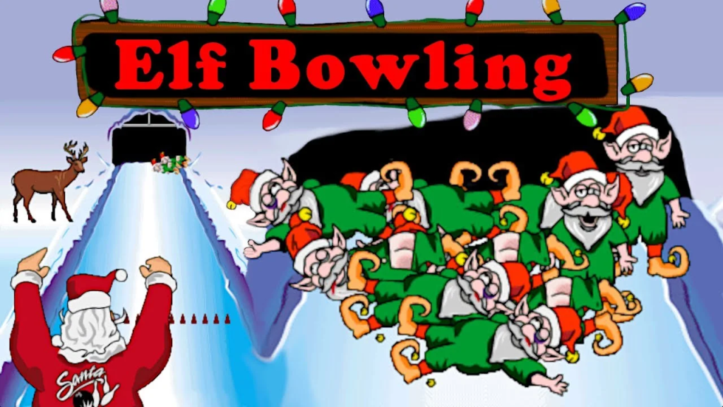 Зул сар, Шинэ жилийн уур амьсгалтай шилдэг видео тоглоомууд 11 Elf Bowling