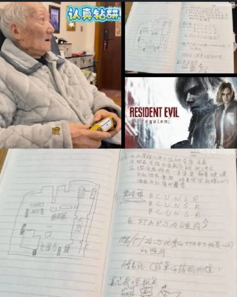 91 настай геймер Resident Evil Requiem-ийг ямар ч зааваргүйгээр, зөвхөн гараар хөтөлсөн тэмдэглэл ашиглан дуусгажээ 2 91 настай геймер Resident Evil-ийг гараар тэмдэглэл хөтлөн дуусгав