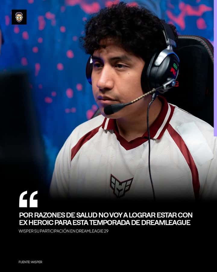 Wisper эрүүл мэндийн шалтгаанаар DreamLeague Season 29-ийг өнжихөөр боллоо — Түүнийг Batyuk орлоно 2 Wisper
