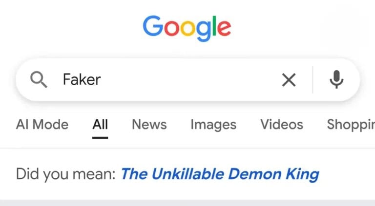 Google "League of Legends"-ийн домог Faker-т зориулсан "Easter egg" нэмлээ 2 Google "League of Legends"-ийн домог Faker-т зориулж Easter egg нэмлээ