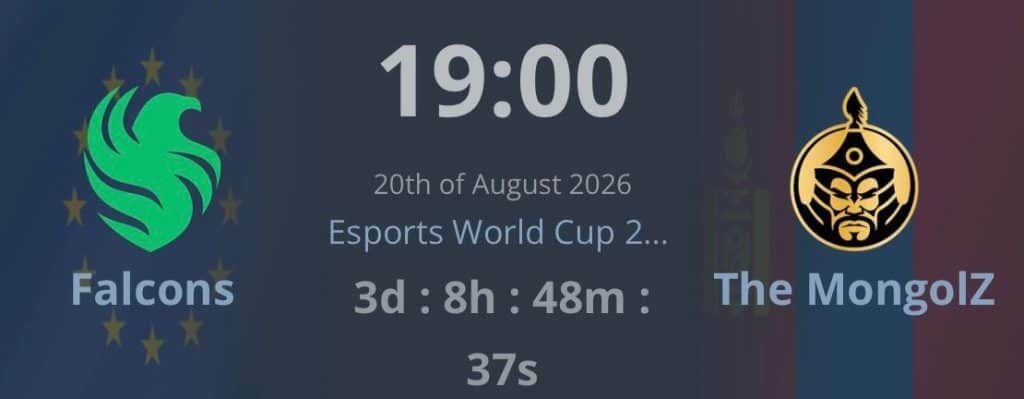 EWC 2026: The MongolZ баг Falcons-той аваргын цомын төлөө өрсөлдөнө 2 Mongolz
