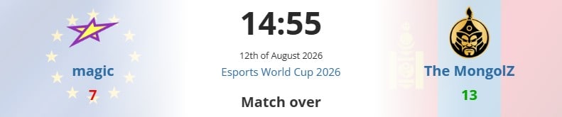 G2 Esports, The MongolZ нар EWC 2026-ийн эхний тоглолтдоо яллаа 3 magic-vs-the-mongolz
